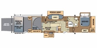 2010 Starcraft Rock Star 3912SL floorplan