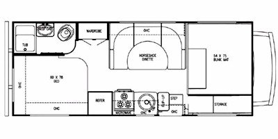 2010 Gulf Stream Conquest Sport 6237 floorplan