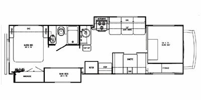 2010 Gulf Stream Conquest Sport 63111 floorplan