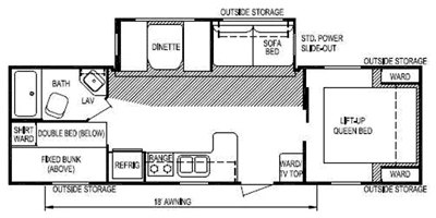 2010 Skyline Weekender XL 294 floorplan