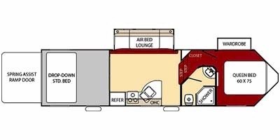 2010 Forest River XLR 305V10 Lite floorplan