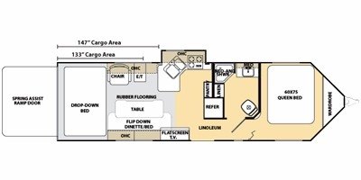 2010 Forest River XLR 29CKV Lite floorplan