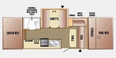 2010 Jayco Select 14 HW floorplan