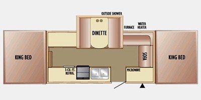 2010 Jayco Select 141 J floorplan