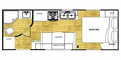 2010 Gulf Stream Innsbruck Lite 22 MBL floorplan