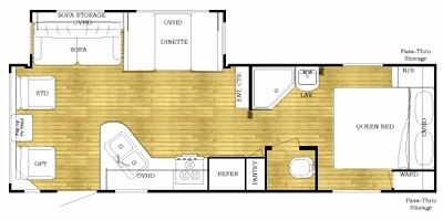 2010 Gulf Stream Innsbruck Select 261 RLS floorplan