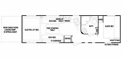 2010 Skyline Freestyle 281B floorplan