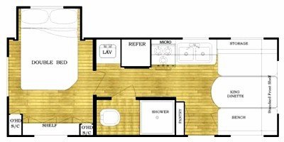 2010 Gulf Stream Ameri-Lite Ultra-Lite 22RS floorplan