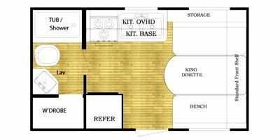 2010 Gulf Stream Conquest Ultra-Lite 15FD floorplan