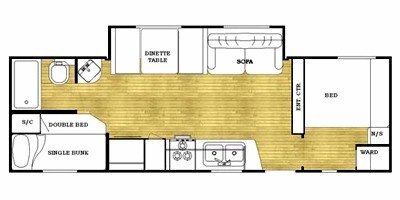 2010 Gulf Stream Innsbruck Ultra-Lite 255BH floorplan