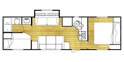 2010 Gulf Stream Innsbruck Ultra-Lite 27BH floorplan