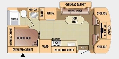 2010 Jayco Melbourne 24E floorplan