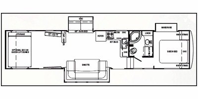 2010 Gulf Stream EnduraMax 4012END floorplan