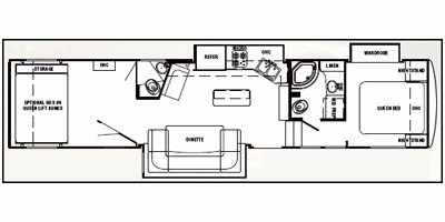 2010 Gulf Stream EnduraMax 4050END floorplan