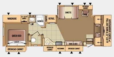 2010 Jayco Seneca HD 35 GS floorplan