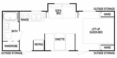 2010 Skyline Texan 2540 floorplan