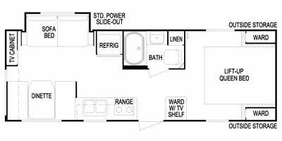 2010 Skyline Wagoneer 2440 floorplan