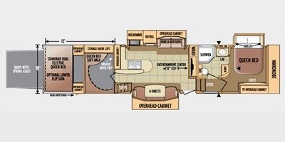 2010 Jayco Recon ZX 39C floorplan