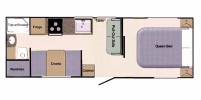 2010 TrailManor Elkmont 26 floorplan