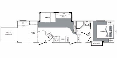 2010 Keystone Cougar 325SRX floorplan