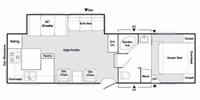 2010 Keystone Springdale 280FWIK-SSR floorplan