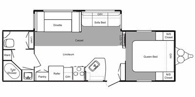 2010 Keystone Springdale 276RB-SSR floorplan