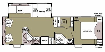 2010 Forest River Cherokee 30L floorplan