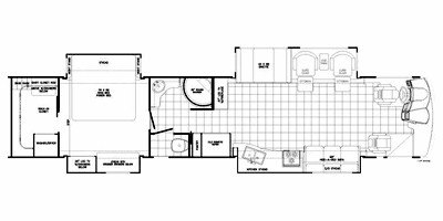 2010 Gulf Stream Caribbean 45E floorplan