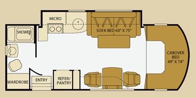 2010 Fleetwood Icon™ 24S floorplan