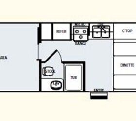 2010 Forest River Work And Play 22SK floorplan