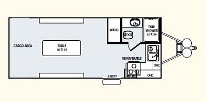2010 Forest River Work And Play 20LK floorplan
