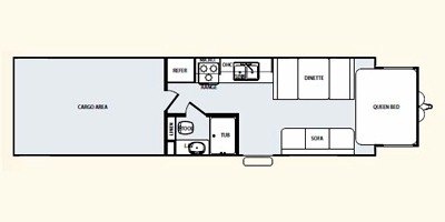 2010 Forest River Work And Play 28FS floorplan