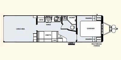 2010 Forest River Work And Play 30WR floorplan