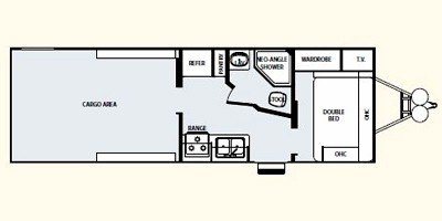 2010 Forest River Work And Play 26BD floorplan