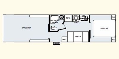 2010 Forest River Work And Play 34FK floorplan