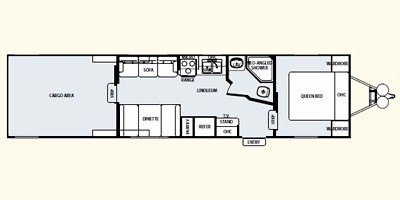 2010 Forest River Work And Play 40RL floorplan