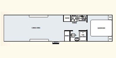 2010 Forest River Work And Play 34SB floorplan