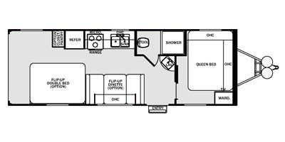 2010 Forest River Work And Play Ultra Lite UDT floorplan