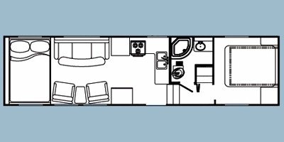 2010 Gulf Stream Enduramax G Force 3105GF floorplan