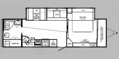 2011 Holiday Rambler Savoy® LX 32RBS floorplan