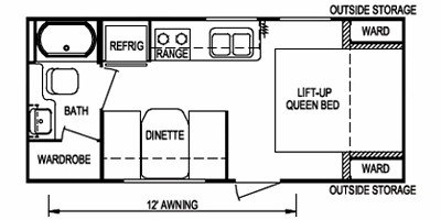 2011 Skyline Aljo Joey Select 196 floorplan