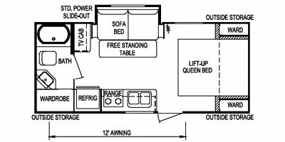 2011 Skyline Layton Joey Select 204 floorplan