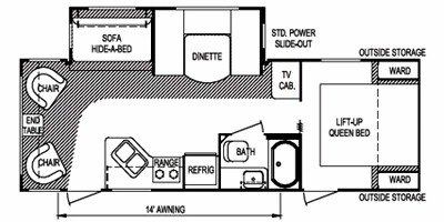 2011 Skyline Layton Joey Select 258 floorplan