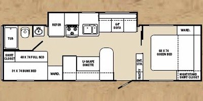 2011 R-Vision Trail-Cruiser TC29BH floorplan