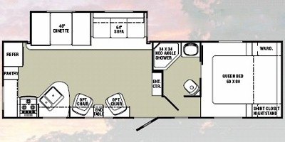 2011 R-Vision Trail-Lite TL30RK floorplan