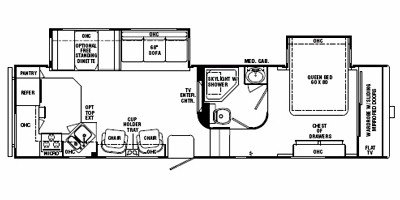 2011 R-Vision Trail-Lite TL29SID floorplan