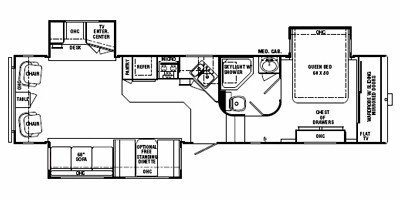 2011 R-Vision Trail-Lite TL31SKT floorplan