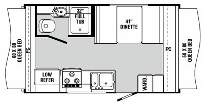 2011 R-Vision Trail-Sport TS17E floorplan