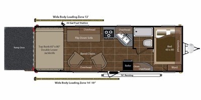 2011 Keystone Energy 236LFS floorplan