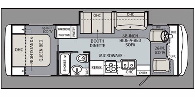 2011 Monaco Riptide 30PBS floorplan